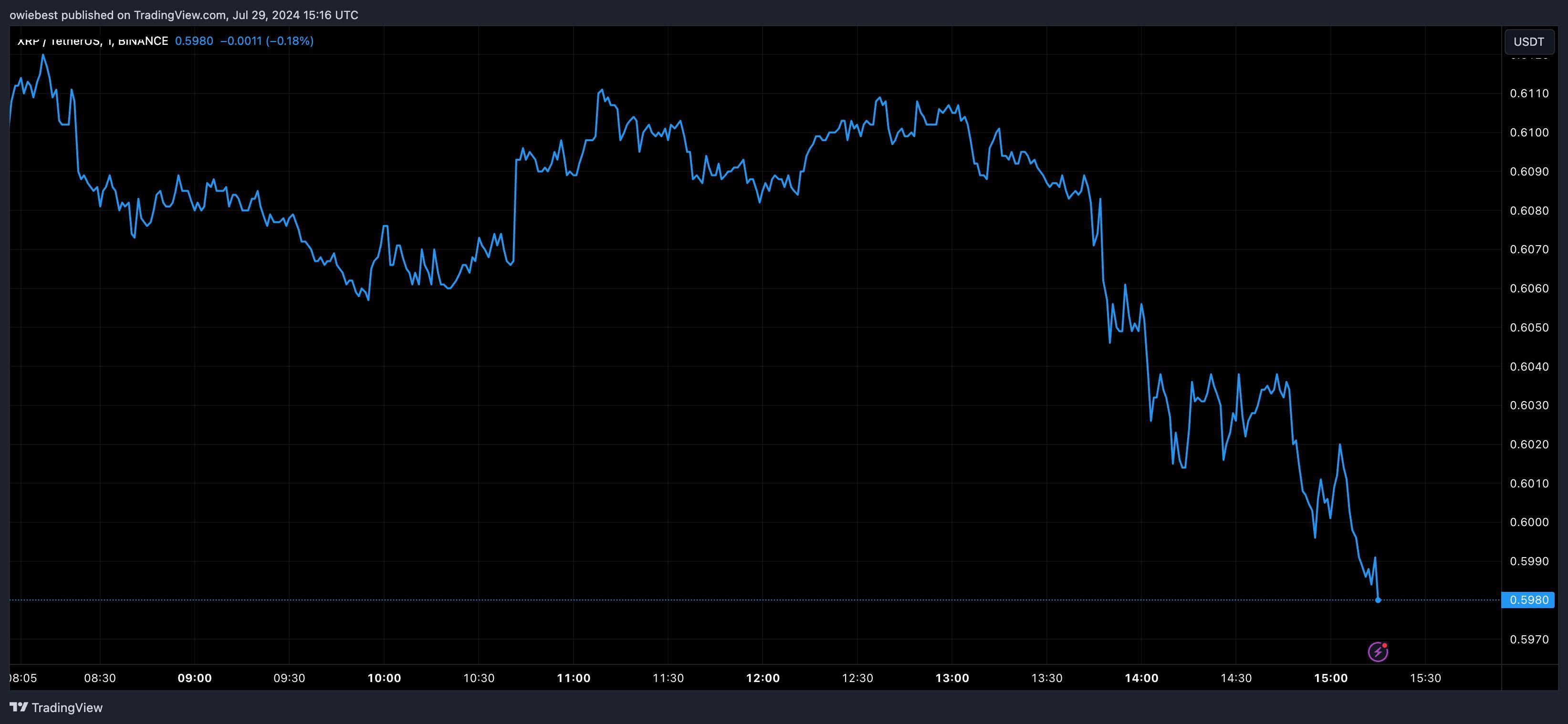 XRP上扬势惊人，一夜飙升491%，加密市场沸腾的简单介绍